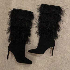 Gianni Bini Feather Boots